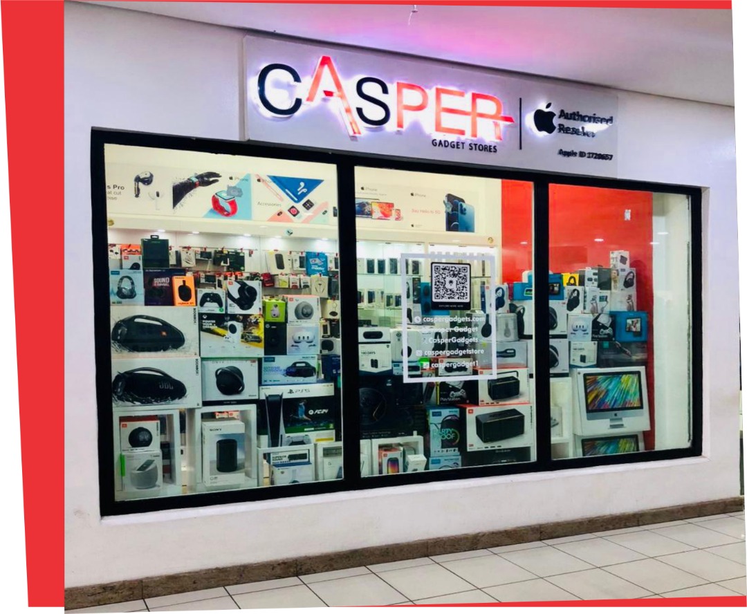 Inside a Casper Gadgets store in Lagos