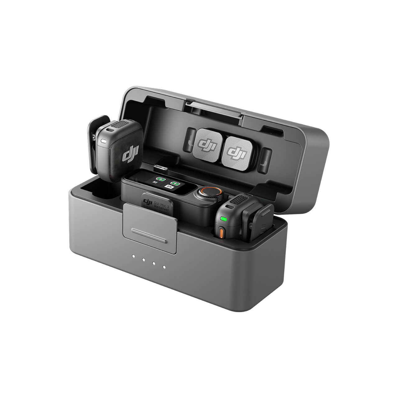 DJI Mic 3 (2 TX + 1 RX + Charging Case) – with Wireless Microphone